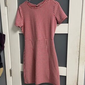 Zara red Gingham Women's Dress